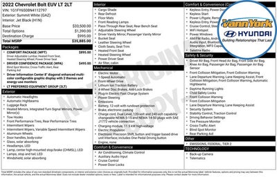 2022 Chevrolet Bolt EUV LT