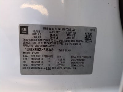 2017 Chevrolet Tahoe LT