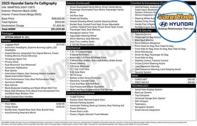 2025 Hyundai SANTA FE Calligraphy