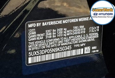 2022 BMW X3 xDrive30i