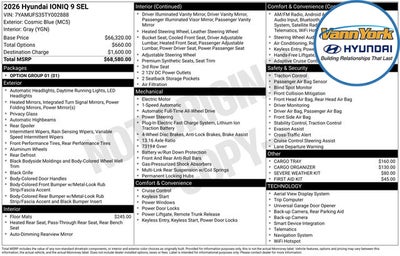 2026 Hyundai IONIQ 9 SEL