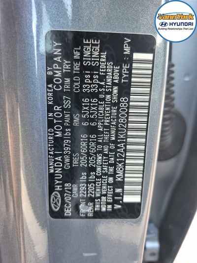 2019 Hyundai KONA SE