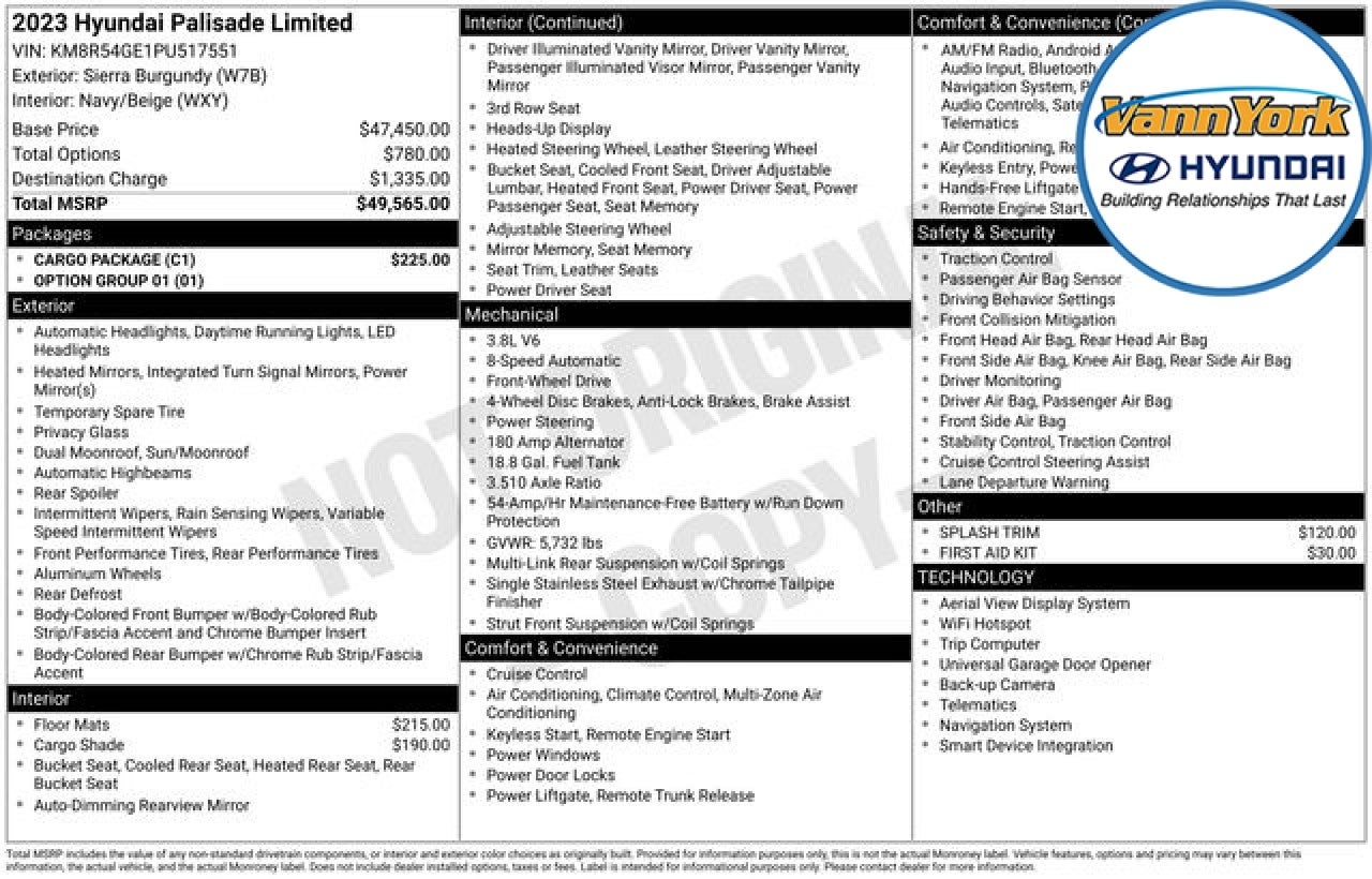 2023 Hyundai PALISADE Limited