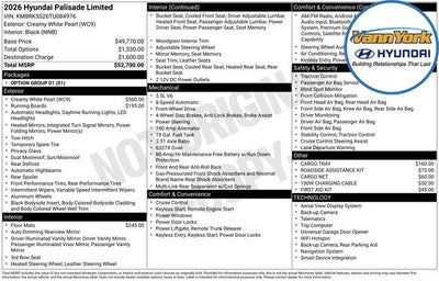 2026 Hyundai PALISADE Limited