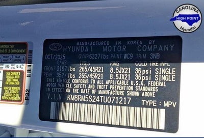 2026 Hyundai PALISADE Calligraphy FWD