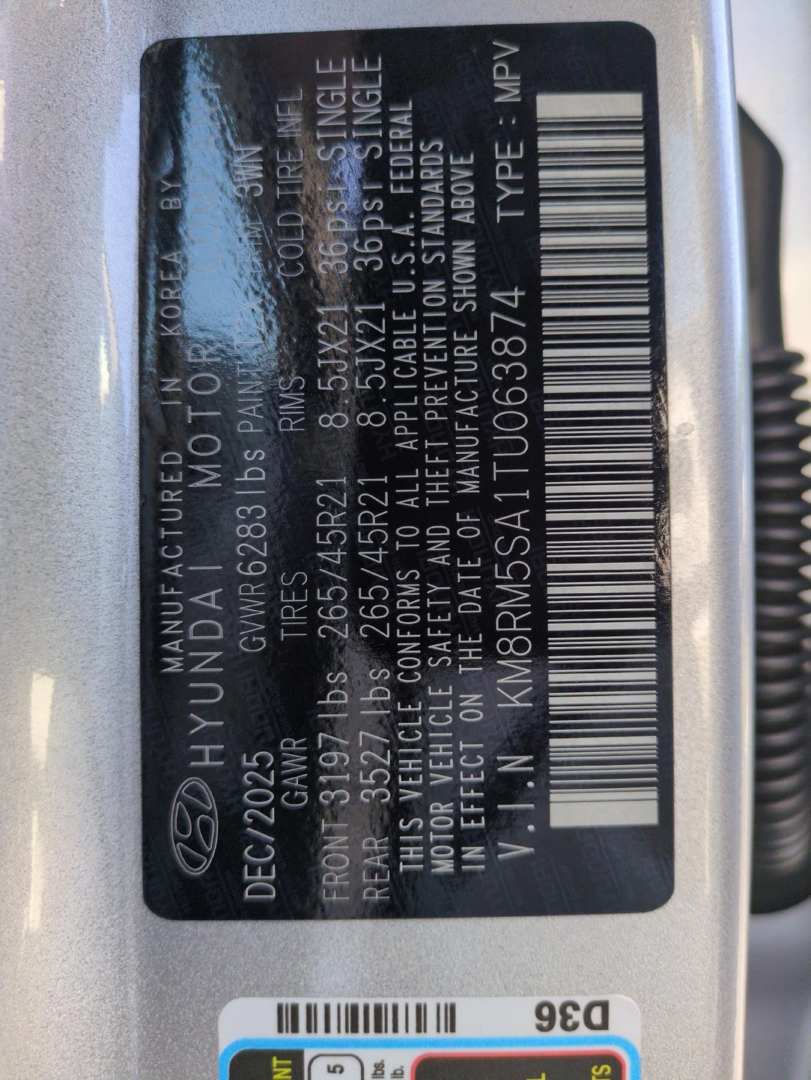 2026 Hyundai PALISADE HYBRID Calligraphy
