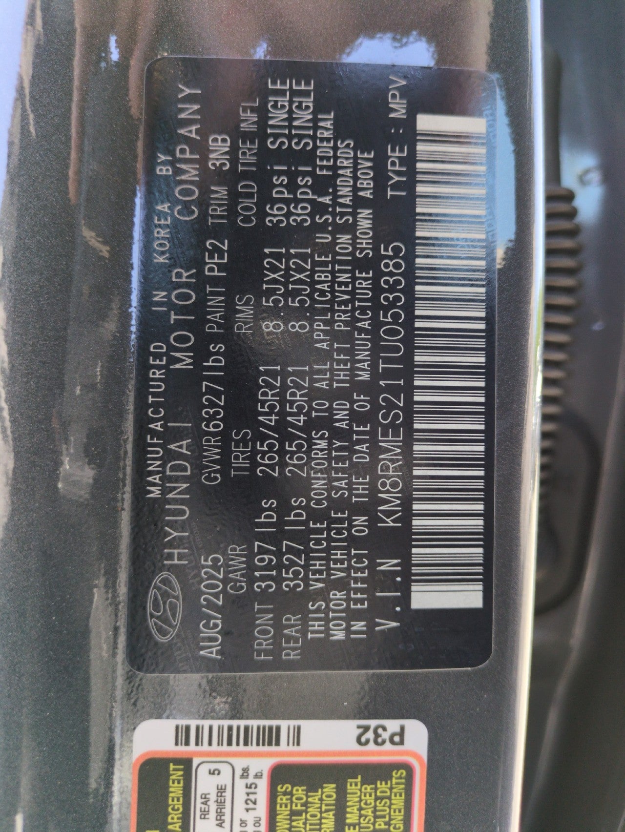 2026 Hyundai PALISADE Calligraphy AWD