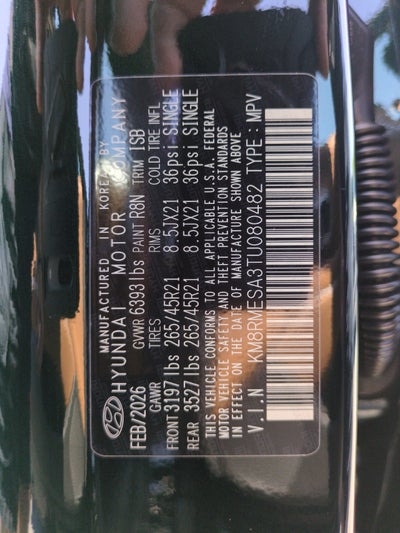 2026 Hyundai PALISADE HYBRID Calligraphy