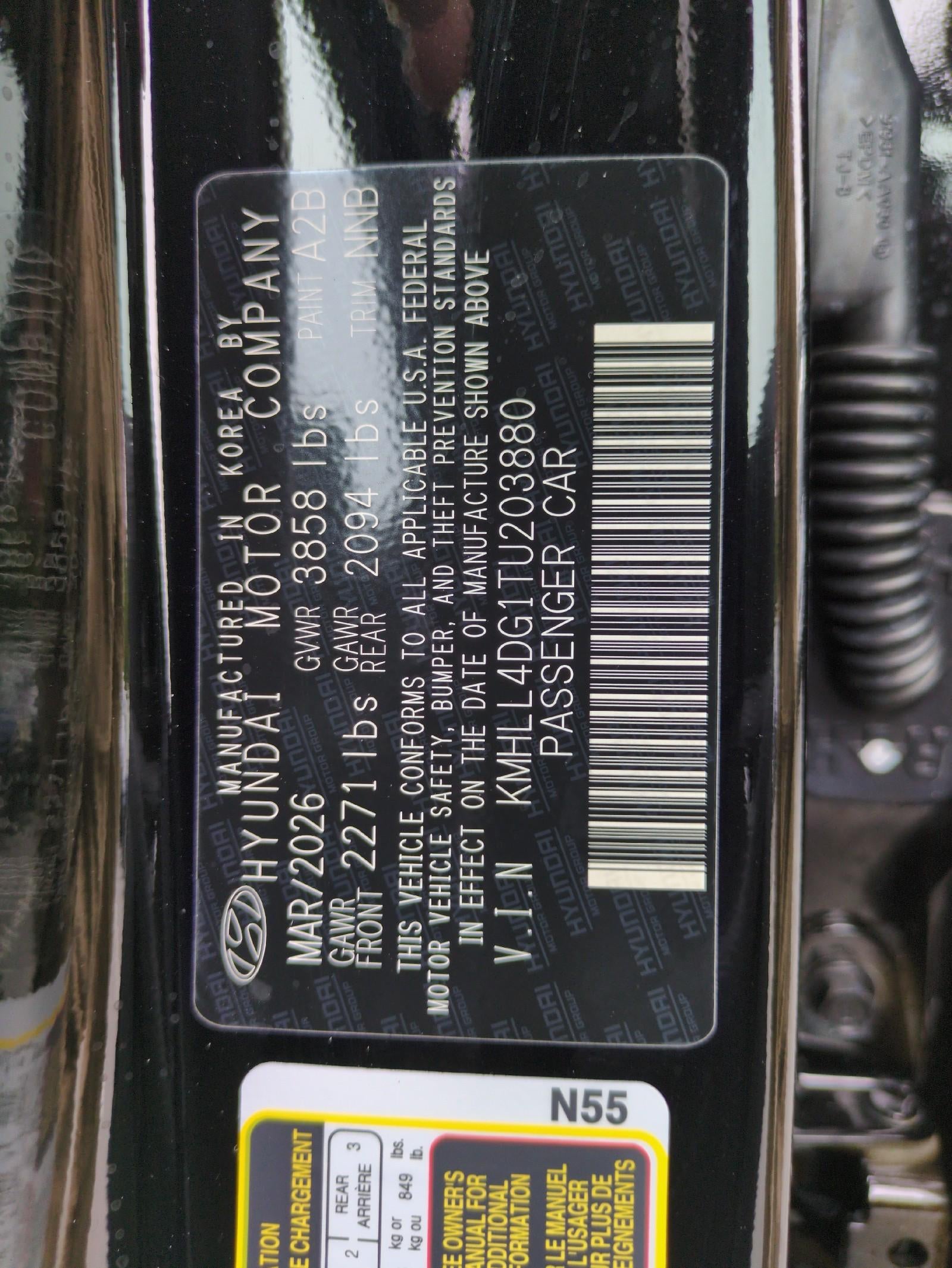 2026 Hyundai ELANTRA SE