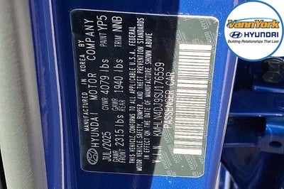 2025 Hyundai ELANTRA HYBRID Limited