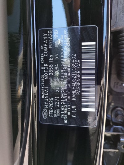 2026 Hyundai ELANTRA Limited