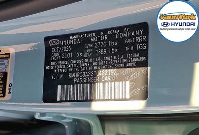 2026 Hyundai VENUE SEL