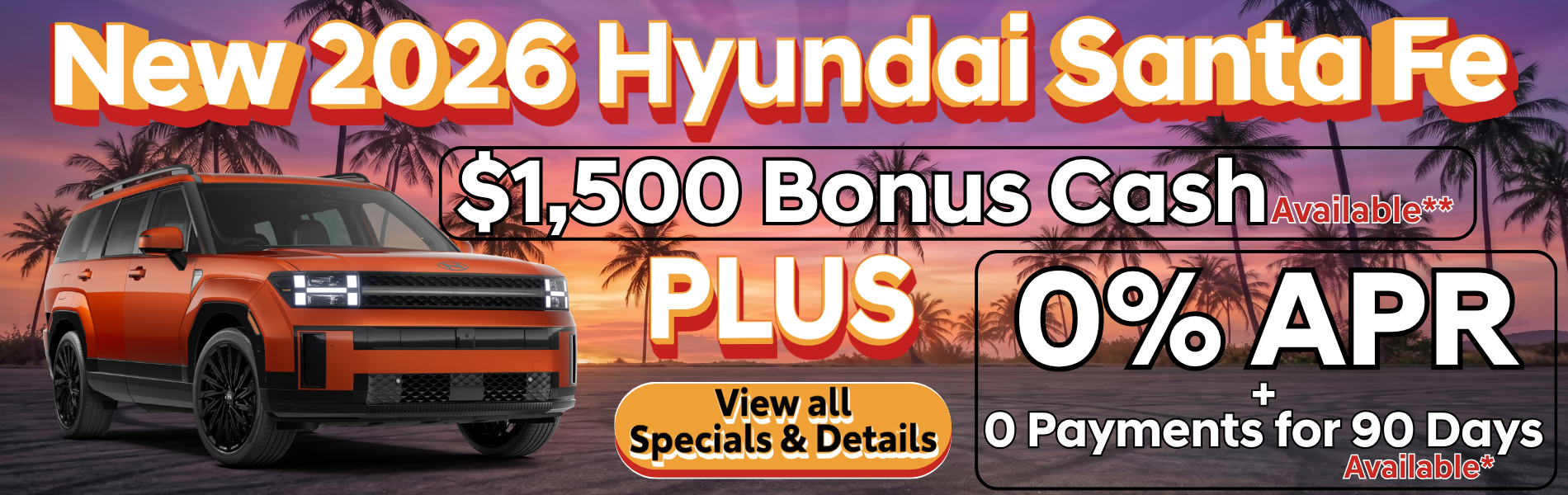 2026 Hyundai Santa Fe Offer