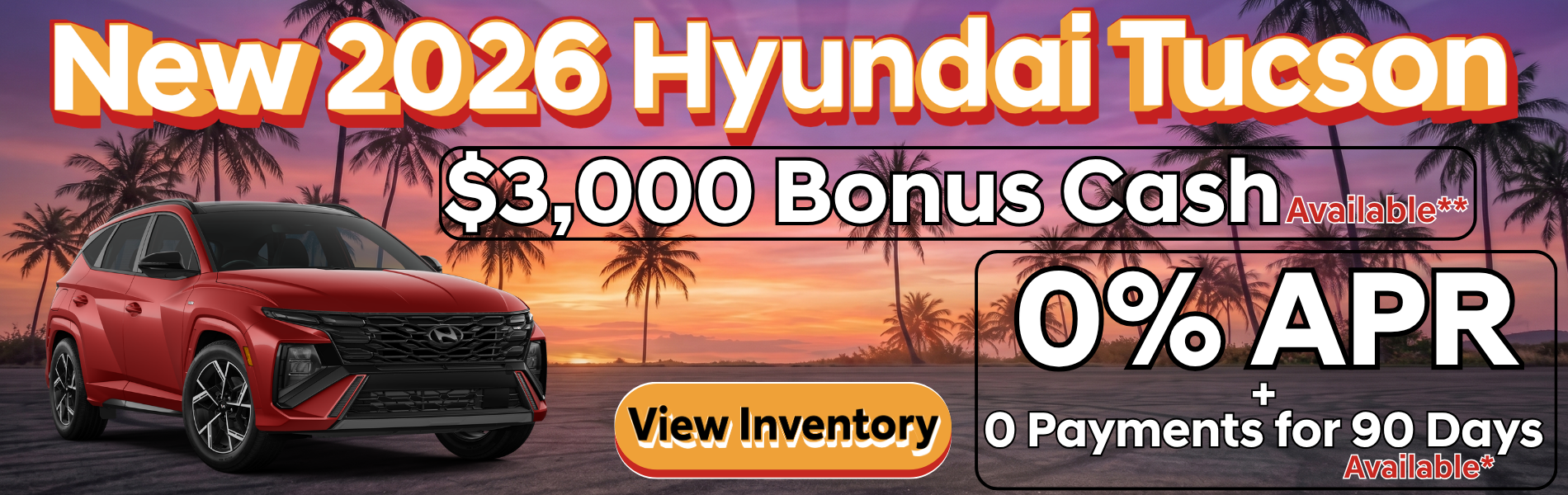 New 2026 Hyundai Tucson Offer