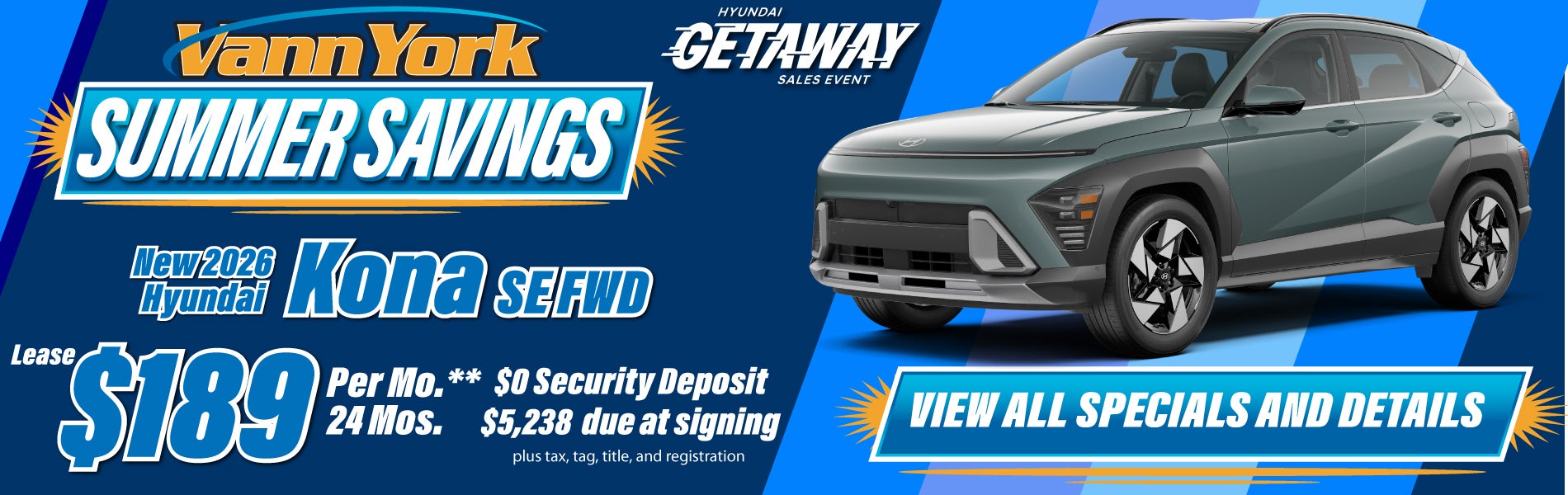 New 2026 Hyundai Kona Offer