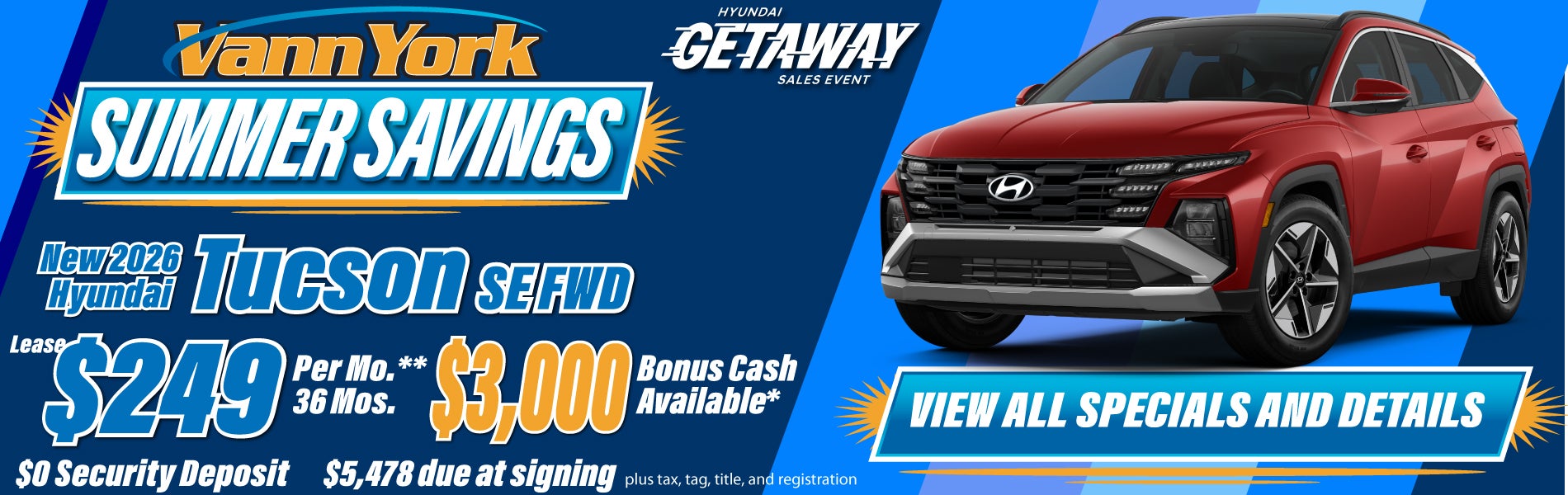 2026 Hyundai Tucson Offer