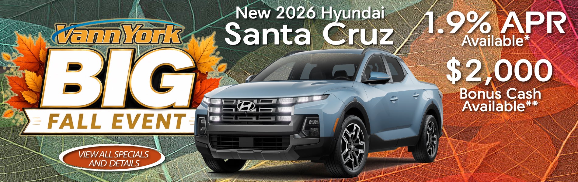 New 2026 Hyundai Santa Cruz Special
