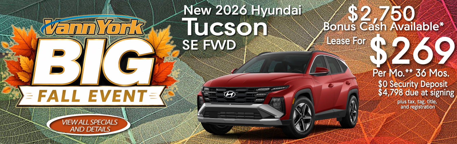 2026 Hyundai Tucson SE FWD Special