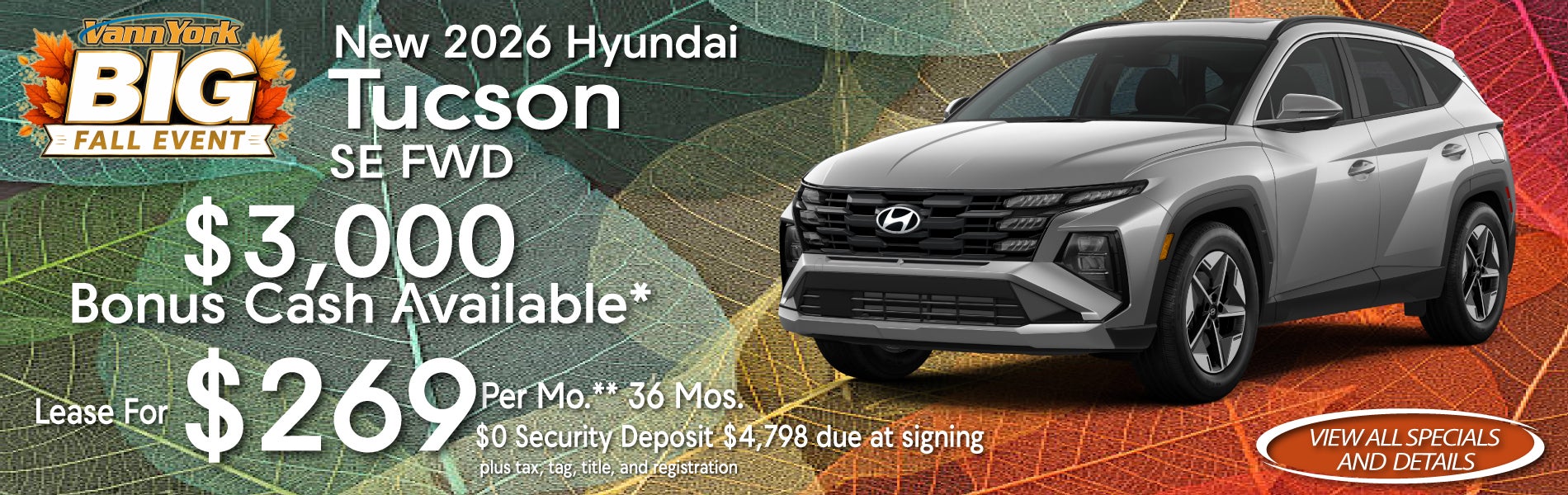 2026 Hyundai Tucson SE FWD Special