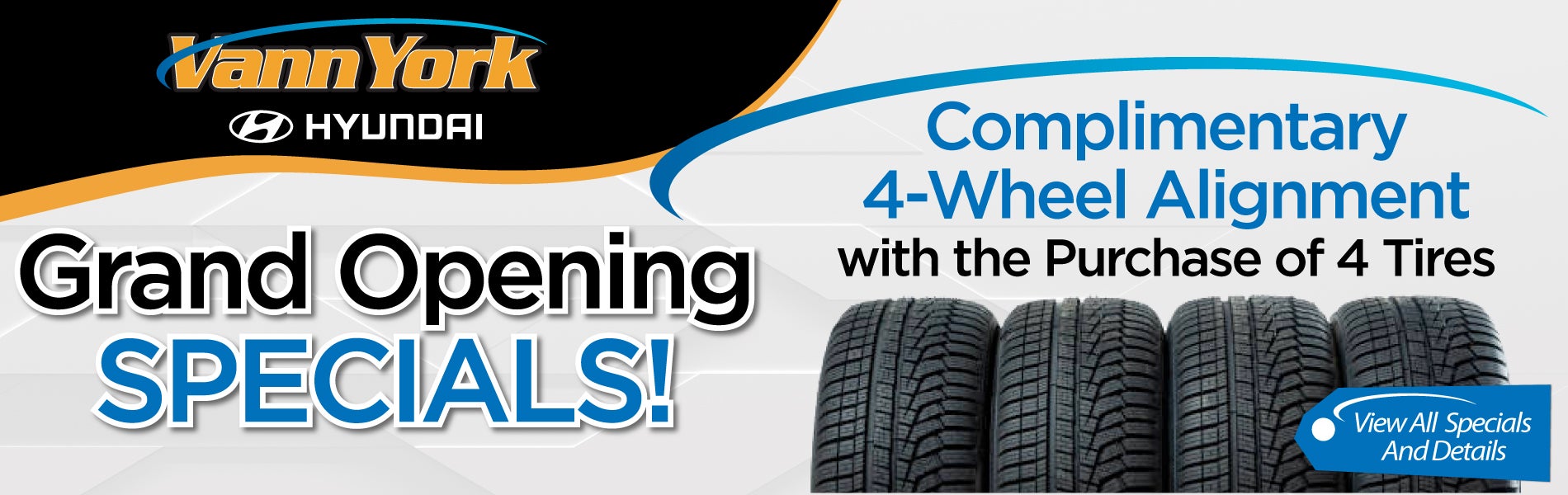 Complimentary 4-Wheel Alignment with the Purchase of 4 Tires