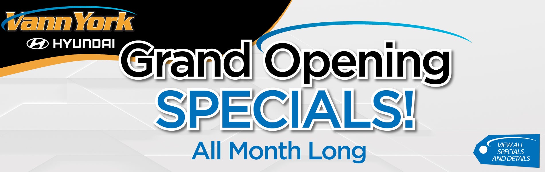 Grand Opening Specials All Month!