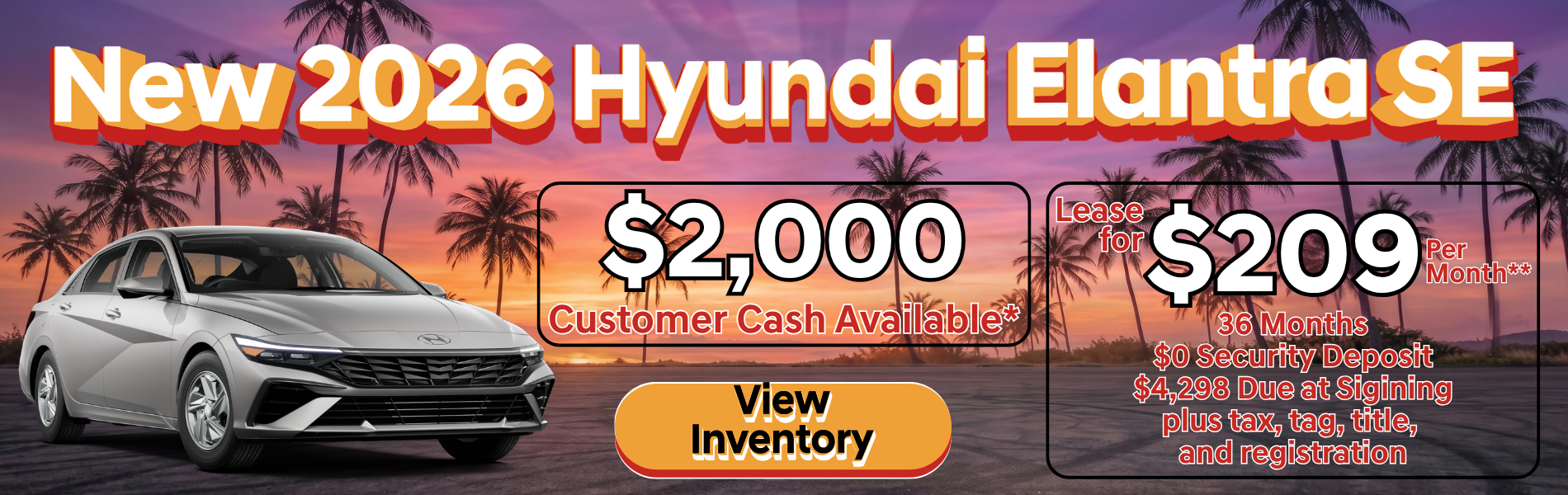 New 2026 Hyundai Elantra Offer