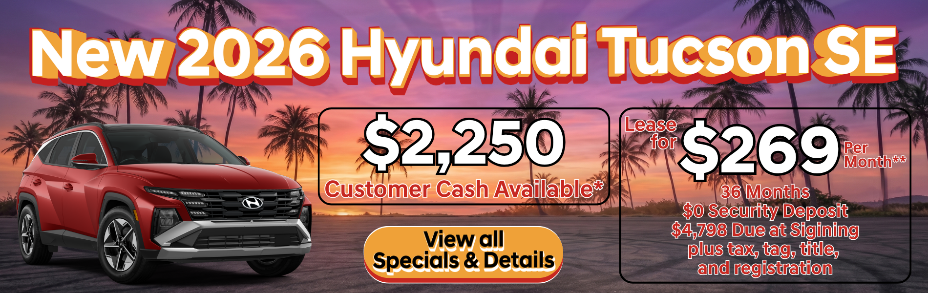 2026 Hyundai Tucson Offer