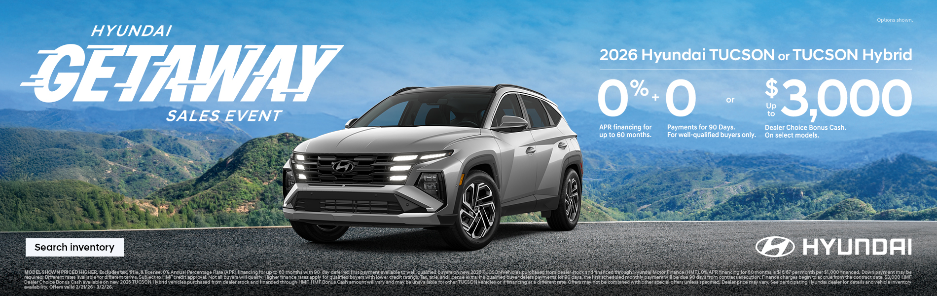 2026 Hyundai Tucson and Tucson H in High Point 